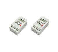 2X KG316T-II Microcomputer Su Guida Din Interruttore di Controllo del Tempo Timer di Controllo del Tempo AC 220V 25A DIGITALE TIMER INTERRUTTORE