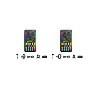 2X Kit Completo Cambio Voce I9 Effetti Audio Multipli Schede Audio Dal Vivo Strumento Microfono per Scheda Audio Dal Vivo Portatile
