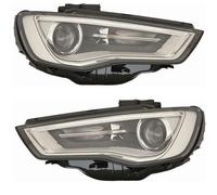 2x Kit Coppia Fari Fanali Anteriori H7-pwy24w A Led per Audi A3 2012-2016