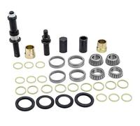 2x kit cuscinetti ruota e piste con guarnizioni per Corvette dal 1963 al 1982, compatibile con l'installazione del mozzo interno esterno