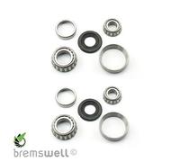 2x Kit Cuscinetto Ruota 30204 30206 per Bpw Peitz S234R R234-76 30/62x11mm