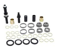 2x kit di installazione cuscinetti ruota interni ed esterni, piste e guarnizioni compatibile con Corvette dal 1963 al 1982