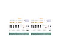 2X Kit DIY per Lampada A Spettro Audio con Controllo Vocale USB, Indicatore di Livello del Volume A LED 5-12V, Scheda di Circuito Audio Musicale,