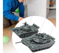 2x kit modello di carro armato 1/72 Carri armati in miniatura Giocattolo per