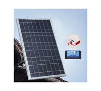 2X Kit Pannello Solare 12V Generatore Completo di Celle Solari Ricaricabili Portatili da Esterno da 30 W per La Casa