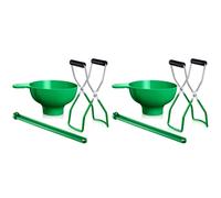 2X Kit per Conserve Sollevatore per Barattoli Bocca Larga per Imbuto Coperc4777