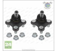 2x Kit Testina braccio oscillante sospensione Dx+Sx Moog Anteriore per HYUND bc3