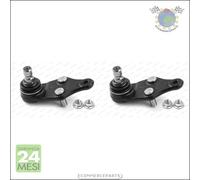 2x Kit Testina braccio oscillante sospensione Dx+Sx Moog Anteriore per KIA SORE