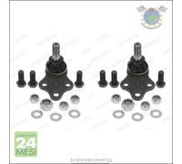 2x Kit Testina braccio oscillante sospensione Dx+Sx Moog Anteriore per NISSA bdy