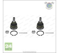 2x Kit Testina braccio oscillante sospensione Dx+Sx Moog Anteriore per NISSAN P