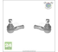 2X Kit Testina Scatola Sterzo Dx+Sx Sidem Per Chevrolet Spark Matiz Daewoo