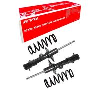 2x KYB Molla di Sospensione + Ammortizzatore Anteriore per Ford Focus II Torneo
