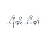 2X La Staffa di Supporto LNB per Banda KU Può Contenere Fino A Quattro LNB Satellitari per Antenna Ku, Una Parabola per Ricevitore TV Satellitare