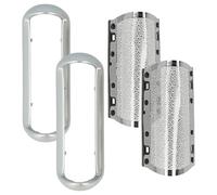 2x Lamina di rasatura per Braun MobileShave M-70 M-60r M-90 5609 + telaio