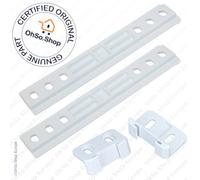 2x Lamona Frigorifero Integrato Congelatore Decor Porta Scorrevole Guida Rail 4