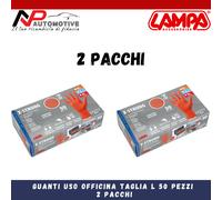 guanti in nitrile per uso officina - 50 pz -XL MODELLO X-Strong