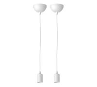 2x lampada a sospensione DORI bianco opaco 1x E27 max. 60W
