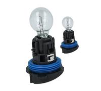 2x Lampada Alogena HP24W 12V 24W P24W Con Base Luci Diurne Peugeot Citroën