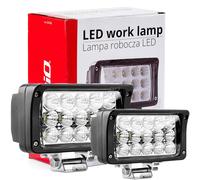 2x Lampada da lavoro a LED per auto da 45W per guida fuoristrada SUV ATV