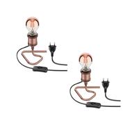 2x lampada da tavolo RETRA switch bronzo 1x E27 max. 60W [EEK: E]