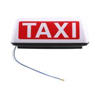 2X(Lampada di Segnalazione TAXI un LED con Indicatore Magnetico Impermeabil2530