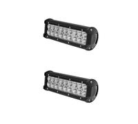 2x Lampada LED Luce Bianca 54W Epistar Rettangolare in Alluminio Spot Bar...
