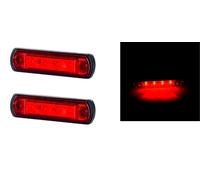 2x Lampada LED Segnalatore Kelsa Bar Ricambio per Iveco Scania DAF MAN