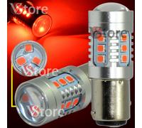 2X LAMPADA LED Stop Freni BAY15D 1157 P21/5W 15 SMD 2835 CAMBUS Rosso No Errore