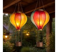 2x Lampada Solare Da Esterno Expo Börse Palla Calda Ad Aria LED Bunt IP44 [EEK: Non valutato]