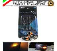 2X LAMPADE PER FRECCE LATERALI A LED OPEL CORSA D T10 8 LED CANBUS