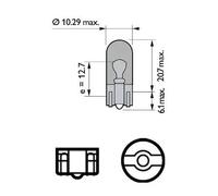 2x Lampadina indicatore di direzione W2.1x9.5d 12396NAB2 PHILIPS per BMW FORD VW