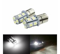 2x Lampadina LED 1156 BA15S P21w 13 SMD Bianco 12V Frecce Retromarcia Stop