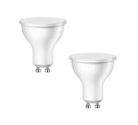 2x lampadina LED GU10 PAR16 bianca (3900 K) 6,1 W 609lm 102° Dimmer a 3 livelli [EEK: F]
