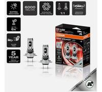 2x lampadine H7 LED Night Breaker Speed Osram Omologate+ T10 OMAGGIO TOP XeNite