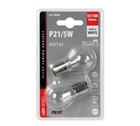 2x Lampadine Lampade Mega Led (P21/5W) 180 Lumen per Auto 6500K Luce Bianca
