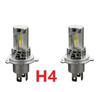 2x Lampadine LED H4 H19 12V Lampade Fari Auto Moto Luce Bianca 6500K Plug & Play