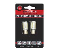 2x Lampadine LED P21W No Errore CANBUS 6000K BIANCO 12V 66x SMD 2016
