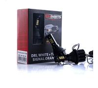 2x Lampadine LED PY21W/BAU15S No Errore CANBUS BIANCO/AMBRA 12V 20x SMD 5730