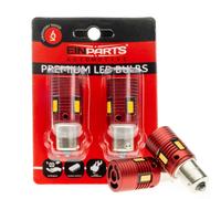 2x Lampadine LED PY21W No Errore CANBUS 1700K AMBRA 12V 4x SMD 3670