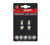 2x Lampadine LED W5W No Errore CANBUS 6000K BIANCO 12V 18x SMD 2016