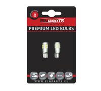 2x Lampadine LED W5W No Errore CANBUS 6000K BIANCO 12V 9x SMD 3030