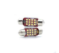 2x Lampadine Siluro LED C5W 36mm No Errore CANBUS 6000K BIANCO 12/24V 12x SMD