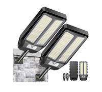 2x Lampione Solari LED 3000W IP66 Sensore Movimento Telecomando Esterni ⭐️Nuovo