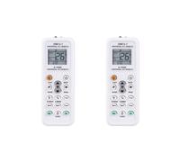 2X LCD Universale 1000 in 1 A Basso Consumo Energetico K-1028E Aria Condizionata A / C Telecomando Controller