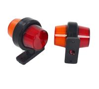 2x LED 24V Rosso Arancio Neon Specchio Luci per Camion Rimorchio Furgone Telaio