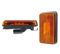 2x LED AMBRA MARCATORE LATERALE LUCI ARANCIONI OEM 1737413 SPECIFICO SCANIA...
