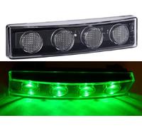 #2x LED Anteriore Parasole Evidenziatore Verde Luci per Scania P / R / G Serie