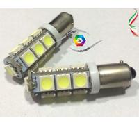 2x LED BA9S BULBO T4W 5013 13 LED SMD 5050 12v luce posizione abitacolo per auto