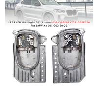 2X LED Headlight DRL Control 63115A0E625 63115A0E626 Per BMW X3 G01 G02 20-22 T0