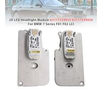 2X LED Headlight Module 63117339055 56 Per BMW 7 Series F01 F02 LCI T0